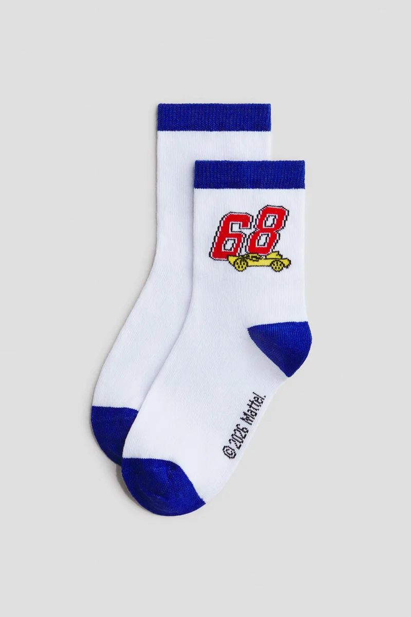 اتش اند ام جوارب منقوشة - عبوّة من 5 قطع